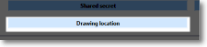 From Add Item in Template Maintenance select the Drawing location button shown here.