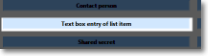 From Add Item in Template Maintenance select the Text box entry of list item button shown here.